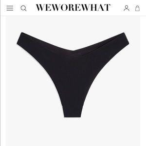 Weworewhat black Delilah bikini bottom